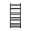 Törölközőszárító radiátor elektromos fűtőpatronnal 75 x 170 cm - Nero Italia AF-13-800W (fekete)