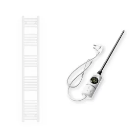 Törölközőszárító radiátor elektromos fűtőpatronnal 30 x 180 cm - Nero Italia -C-400W (fehér)