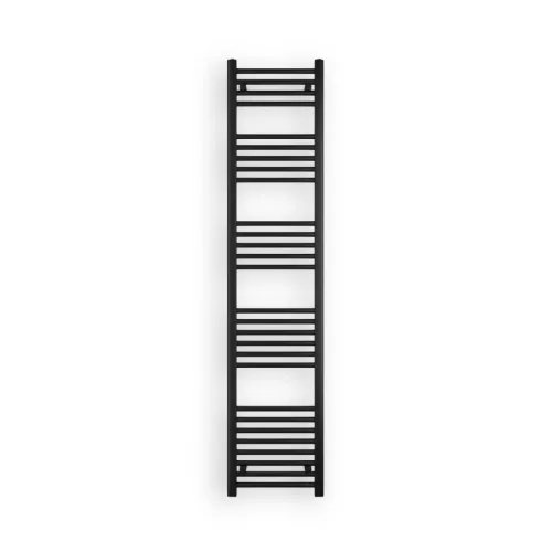 Törölközőszárító radiátor elektromos fűtőpatronnal 40 x 180 cm - Nero Italia AF-13-600W (fekete)