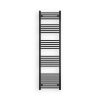Törölközőszárító radiátor elektromos fűtőpatronnal 50 x 180 cm - Nero Italia AF-13-600W (fekete)
