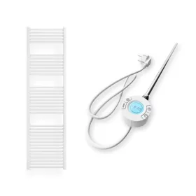   Törölközőszárító radiátor elektromos fűtőpatronnal 50 x 180 cm - Nero Italia S-600W (fehér)