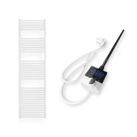 Törölközőszárító radiátor elektromos fűtőpatronnal 50 x 180 cm - Nero Italia C-600W (fehér)