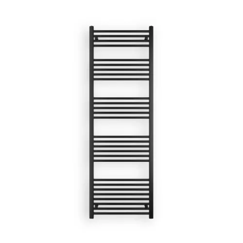 Törölközőszárító radiátor elektromos fűtőpatronnal 60 x 140 cm - Nero Italia AF13-600W (fekete)