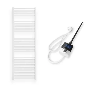   Törölközőszárító radiátor elektromos fűtőpatronnal 60 x 180 cm - Nero Italia AF-13-800W (fehér)