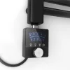 Törölközőszárító radiátor elektromos fűtőpatronnal 75 x 180 cm - Nero Italia AF-13-800W (fekete)