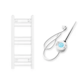   Törölközőszárító radiátor elektromos fűtőpatronnal 30 x 70 cm - Nero Italia S-Type-200W (fehér)