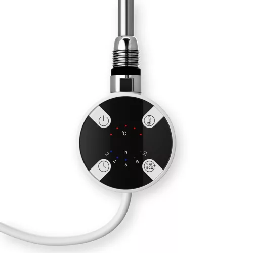 Törölközőszárító radiátor elektromos fűtőpatronnal 30 x 70 cm - Nero Italia AF22-200W (fehér)