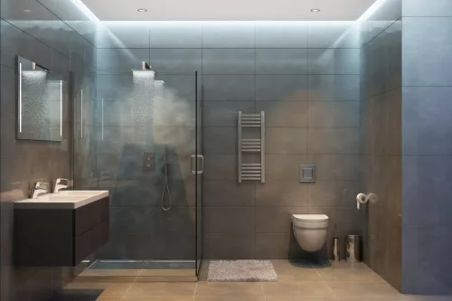 Törölközőszárító radiátor 30 x 80 cm - Nero Italia (króm)