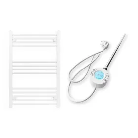   Törölközőszárító radiátor elektromos fűtőpatronnal 60 x 90 cm - Nero Italia S-400W (fehér)