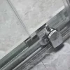 Welland DD-140 elhúzható zuhanyajtó - 140 cm - króm profil