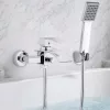Kádtöltő csaptelep zuhanyrózsával