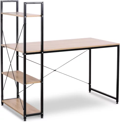 Intenso Compact íróasztal / számítógépasztal polcrendszerrel - 100 x 52 cm