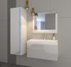 Fürdőszoba bútor szett kerámia mosdóval és sziifonnal falra szerelhető - 80 cm