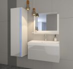   Venezia Dream I. fürdőszobabútor szett + mosdókagyló + szifon - 80 cm (fényes fehér)