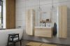 Fürdőszoba bútor szett kerámia mosdóval - 80 cm