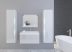 Venezia Dream II. fürdőszobabútor szett + mosdókagyló + szifon (fényes fehér)