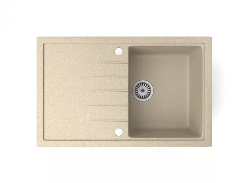 Gránit mosogató NERO Eris + dugókiemelő (bézs)