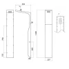 Welland EC-1024 multifunkciós zuhanypanel