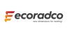 Ecoradco törölközőszárító radiátor 40 x 130 cm (fehér)