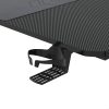 Gamer asztal íróasztal LED világítás karbon bevonat USB töltő