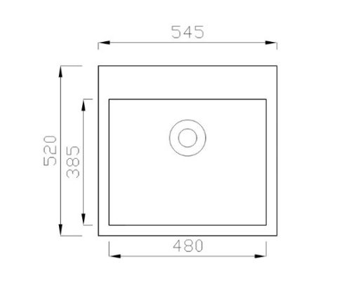 Gránit Mosogató Como mosogató csapteleppel (matt barna)