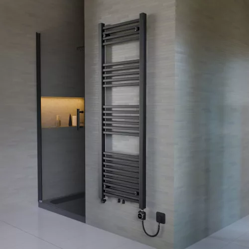 Design radiátor NERO Italia ES01005 - 50 x 150 cm (fekete)