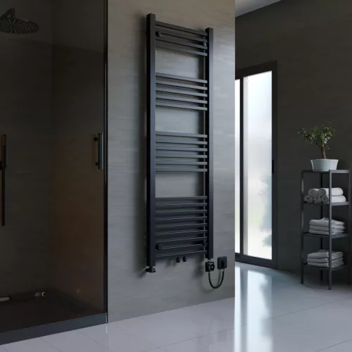 Design radiátor NERO Italia ES01005 - 50 x 150 cm (fekete)