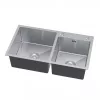 Acél mosogatótálca Nero Italia 78 x 43 cm + szárítókosár + szifon (inox)