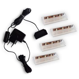 LED világítás nappali bútorhoz - zöld szín