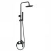 Welland Wall-Pro-4 zuhanyrendszer csapteleppel - fekete