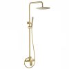 Welland Wall-Pro-4 zuhanyrendszer csapteleppel - arany
