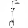 Welland Wall-Pro-5 zuhanyrendszer csapteleppel - fekete