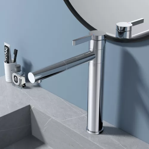 Austler FH-2125 magasított mosdó csaptelep (króm)