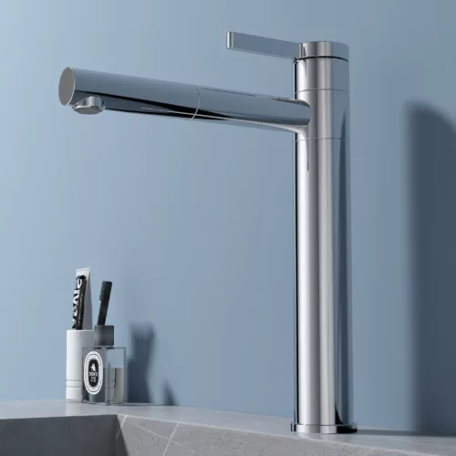 Austler FH-2125 magasított mosdó csaptelep (króm)