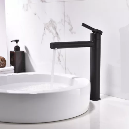 Austler FH-2125 magasított mosdó csaptelep (fekete)