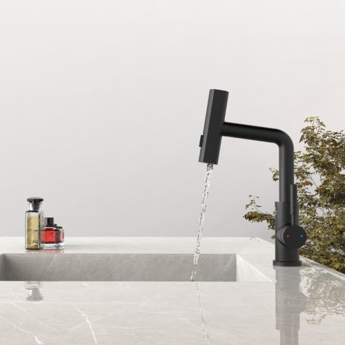 Welland FH-3181E mosogató smart csaptelep (fekete)