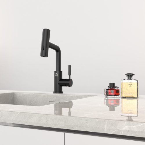 Welland FH-3181E mosogató smart csaptelep (fekete)