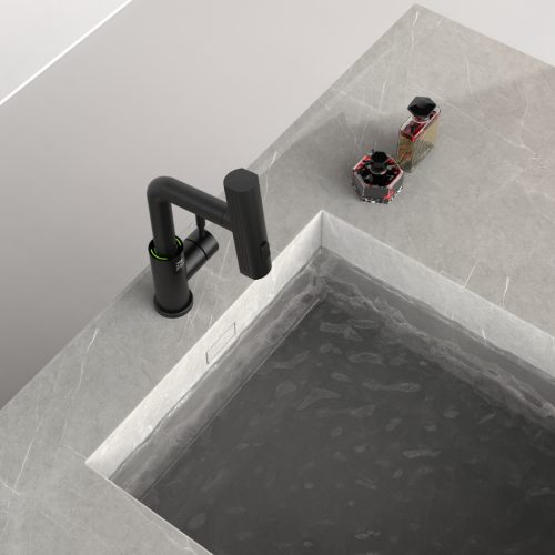 Welland FH-3181E mosogató smart csaptelep (fekete)