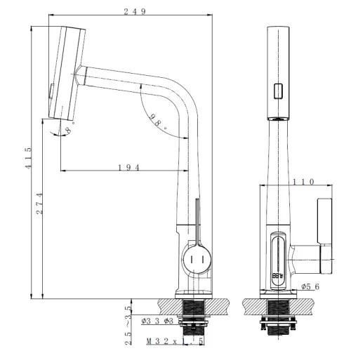 Welland konyhai okos csaptelepek