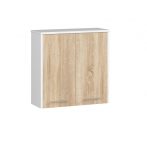   Fürdőszobai faliszekrény 60x60 cm - Akord Furniture - sonoma tölgy / fehér