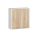 Fürdőszobai faliszekrény 60x60 cm - Akord Furniture - sonoma tölgy / fehér