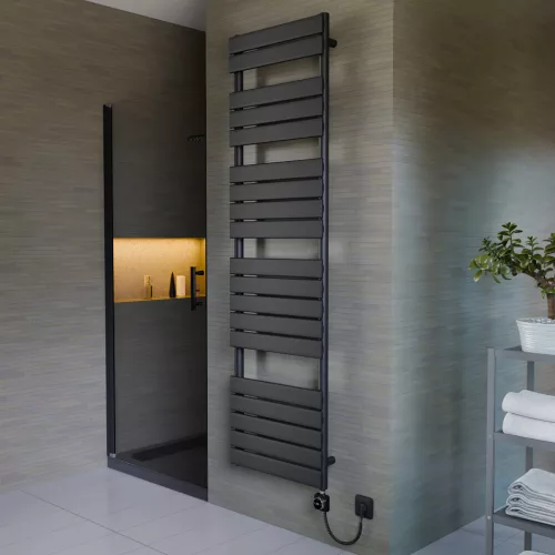 Design radiátor NERO Italia - 50 x 180 cm (fekete)