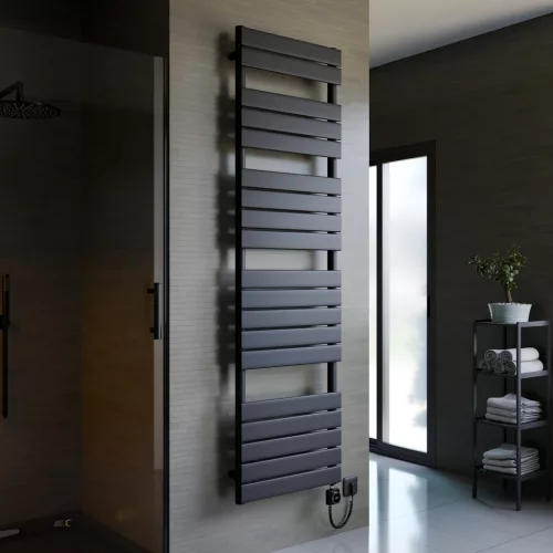 Design radiátor NERO Italia - 50 x 180 cm (fekete)