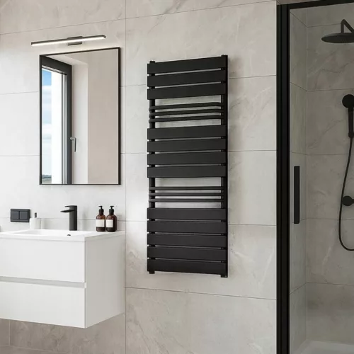 Design radiátor NERO Italia FR03001 - 50 x 129 cm