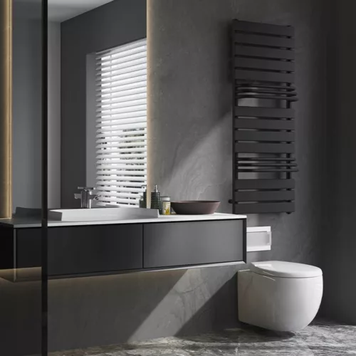 Design radiátor NERO Italia FR03001 - 50 x 129 cm