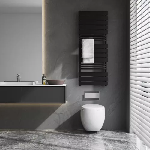 Design radiátor NERO Italia FR03001 - 50 x 129 cm