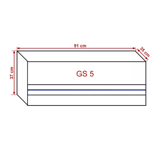 Fürdőszobai faliszekrény - Venezia GS-5