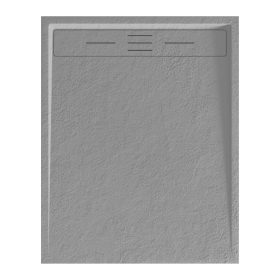 Kőhatású zuhanytálca - 80 x 100 cm - szürke