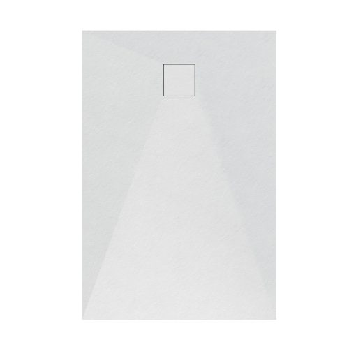 Kőhatású zuhanytálca - 70 x 110 cm - fehér