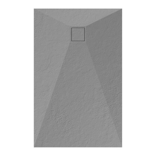 Welland kőhatású zuhanytálca szifonnal 70 x 110 cm - szürke (GT-11070SS)
